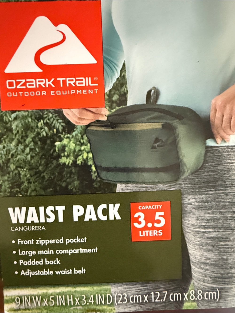 OZARK TRAIL Outdoor Equipment OLIVE GREEN WAIST PACK BAG 🌟NWT🌟 - Picture 13 of 16